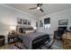 Comfortable bedroom with a ceiling fan and natural lighting at 2408 Bent Oak Rd, Mount Pleasant, SC 29466