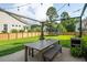 Spacious backyard with a patio, dining area, and lush green lawn at 2828 Wagner Way, Mount Pleasant, SC 29466