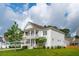 Inviting two-story home with a well-manicured lawn and charming front porch at 2828 Wagner Way, Mount Pleasant, SC 29466
