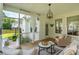 Inviting screened porch with comfortable seating and relaxing outdoor ambiance at 2828 Wagner Way, Mount Pleasant, SC 29466