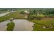 Expansive aerial view of marsh, boat dock, and waterfront property at 2834 Parkers Landing Rd, Mount Pleasant, SC 29466
