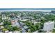 Stunning aerial view of a neighborhood with historic homes, lush greenery, and waterfront access at 4 Beaufain St # 207, Charleston, SC 29401
