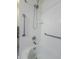 Bathroom showcasing white subway tile shower and chrome fixtures at 4 Beaufain St # 207, Charleston, SC 29401