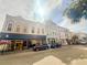 Street view with historic architecture, shops, and parked cars in downtown at 4 Beaufain St # 207, Charleston, SC 29401