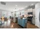 Bright open kitchen featuring stainless steel appliances, granite countertops, and a functional center island at 411 Topcrest Ln, Moncks Corner, SC 29461