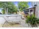 Backyard features above-ground pool, deck, lounge seating and patio at 414 Birch Ave, Goose Creek, SC 29445