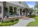 Inviting front porch with plenty of seating, and beautiful landscaping adds to this homes appeal at 414 Birch Ave, Goose Creek, SC 29445