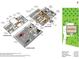 3D floor plan showcasing the layout of this home with dimensions and room names on all levels at 4272 Persimmon Woods Dr, Charleston, SC 29420