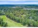Wide aerial landscape showcasing the tree coverage around the home, displaying lush greenery and neighborhood at 4272 Persimmon Woods Dr, Charleston, SC 29420