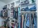 Walk-in closet with custom shelving and ample storage space, perfect for organizing clothing and accessories at 436 Ripple Park Dr, Summerville, SC 29486