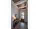 Elegant foyer featuring hardwood floors and decorative table with stylish lamp at 436 Ripple Park Dr, Summerville, SC 29486