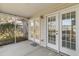 Covered back porch featuring a welcome mat and doors leading indoors at 4850 Habersham Ln, Summerville, SC 29485