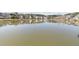 Scenic view of a calm pond surrounded by well-maintained homes in a peaceful community at 4850 Habersham Ln, Summerville, SC 29485