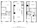 Floorplans of the house on three floors including the rooms, kitchen, and baths at 568 Scholar Way, Summerville, SC 29486