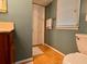 Bathroom showcasing a toilet, and light green walls at 8 Brisbane Dr, Charleston, SC 29407