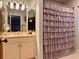Split view of a bathroom featuring a sink and shower with curtain at 8 Brisbane Dr, Charleston, SC 29407