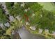 Aerial view of property featuring waterfront views and lush landscaping at 811 Treeloft Trce, Seabrook Island, SC 29455