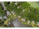 Aerial view of property featuring waterfront views and lush landscaping at 811 Treeloft Trce, Seabrook Island, SC 29455