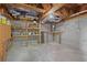 Unfinished basement with concrete floor and cinder block walls for storage or workshop at 811 Treeloft Trce, Seabrook Island, SC 29455