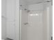 Bright white shower stall features modern fixtures and ample space in this bathroom at 811 Treeloft Trce, Seabrook Island, SC 29455
