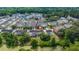 Community aerial view with a pond in the backyard at 9049 Parlor Dr, Ladson, SC 29456