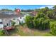 Aerial view of a backyard featuring a patio deck, nestled in a lush community setting at 9049 Parlor Dr, Ladson, SC 29456