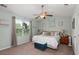 Relaxing bedroom featuring a ceiling fan, and a comfortable space for restful nights at 9049 Parlor Dr, Ladson, SC 29456