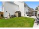 Backyard with patio, shed, screened-in porch, and chairs at 9713 Cutleaf Dr, Ladson, SC 29456