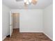 The spare bedroom has laminate floors and neutral paint at 102 Sandy Hook Ct, Summerville, SC 29486