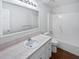 This bathroom features a bathtub, toilet and vanity with an integrated sink at 109 Evance Ct, Summerville, SC 29485