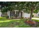 Charming brick-accented home with a well-manicured lawn and mature tree providing shade at 112 Mayfield Dr, Goose Creek, SC 29445