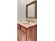 Bathroom boasts a framed mirror and decorative vanity at 115 Old Postern Rd, Summerville, SC 29483