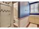 This bathroom features shower and vanity at 115 Old Postern Rd, Summerville, SC 29483