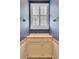 This bathroom features a small vanity and shuttered window at 115 Old Postern Rd, Summerville, SC 29483
