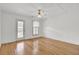 Bright bedroom with a door leading to a patio and a ceiling fan at 115 Old Postern Rd, Summerville, SC 29483