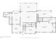 Detailed first floor plan showcasing the layout of the home including the kitchen, living room and primary bedroom at 115 Old Postern Rd, Summerville, SC 29483
