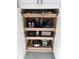 Kitchen cabinet with pullout shelves, perfect for organizing small appliances and kitchenware at 1199 Parkway Drive, Mount Pleasant, SC 29464