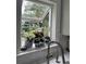 Sunlit kitchen window with potted plants and modern faucet at 1199 Parkway Drive, Mount Pleasant, SC 29464