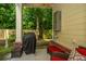 Back porch with grill, water heater and outdoor seating at 1253 Dingle Rd, Mount Pleasant, SC 29466
