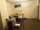 Dining room featuring table and chairs, heater, and poor natural light at 126 Rattlensnake Trl, Walterboro, SC 29488