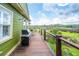 Enjoy outdoor living on this spacious deck with a grill and marsh views at 1520 Regimental Ln, Johns Island, SC 29455