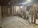 Spacious interior framing with exposed beams, ready for renovation at 1912 English St, North Charleston, SC 29405