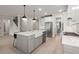 Beautiful kitchen featuring stainless steel appliances and a large center island at 1950 Parish House Cir, Johns Island, SC 29455