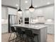 Bright kitchen featuring stainless steel appliances, center island with bar stool seating at 1950 Parish House Cir, Johns Island, SC 29455