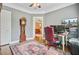 Cozy home office featuring a classic grandfather clock and a functional workspace at 206 President Cir, Summerville, SC 29483