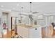Spacious kitchen island with granite countertops, stainless steel appliances, and ample storage at 206 President Cir, Summerville, SC 29483