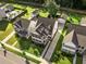 Beautiful aerial view of a two-story home with a spacious backyard and manicured lawn at 2234 Kemmerlin St, Johns Island, SC 29455