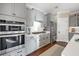 Contemporary kitchen featuring stainless steel appliances and modern cabinets at 2234 Kemmerlin St, Johns Island, SC 29455