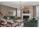Inviting living room showcasing a fireplace, comfortable seating, and stylish decor at 2234 Kemmerlin St, Johns Island, SC 29455