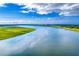 An amazing aerial view showcasing the waterfront, beautiful lush greenery, and winding river of the property at 2287 Shoreline Dr, Johns Island, SC 29455